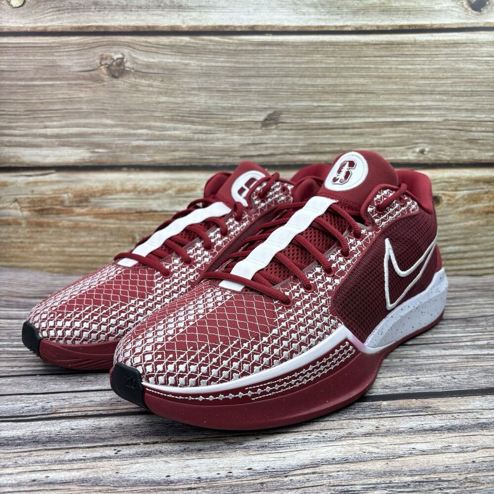 Mens Sz 16/Womens Sz 17.5  Nike Sabrina 1 Stanford Cardinals PE Red White Shoes